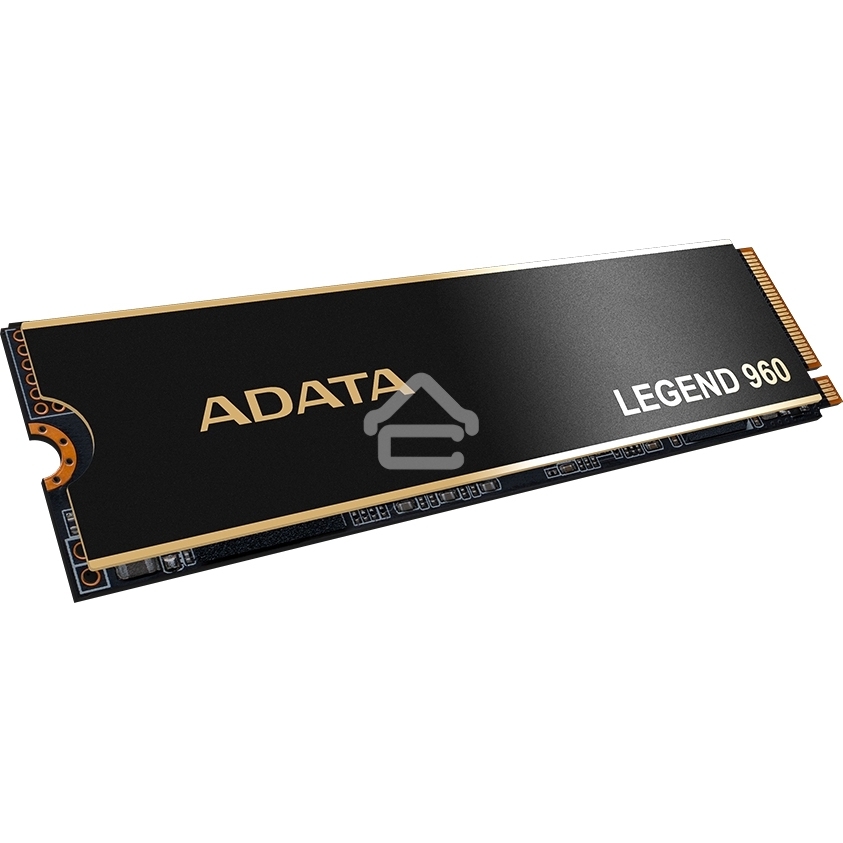 Накопитель SSD ADATA LEGEND 960, 2Tb, PCIe 4.0 x4, M.2 2280, NVMe, R/W 7400/6800, с радиатором