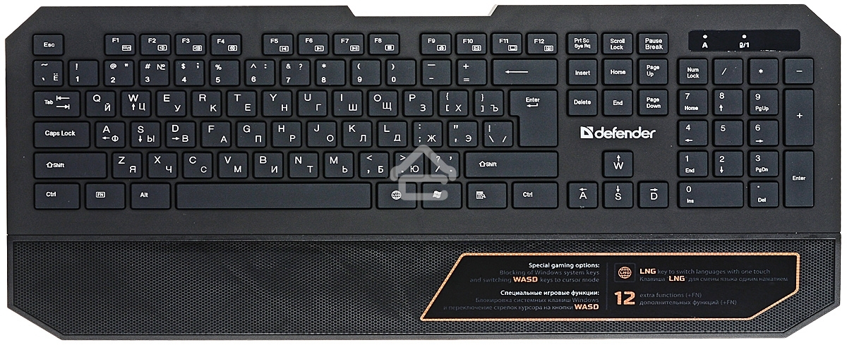 Клавиатура + мышь Defender Berkeley C-925 Nano B черный