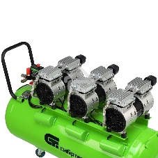 Компрессор безмаслянный малошумный МБ 2250/100, 2250 Вт, 100л, 400 л/мин Сибртех