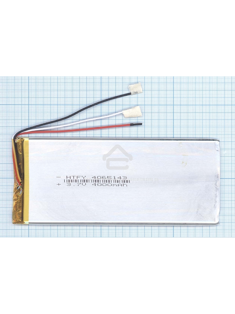 Аккумулятор Li-Pol (батарея) 4*65*143мм 3pin 3.7V/4000mAh