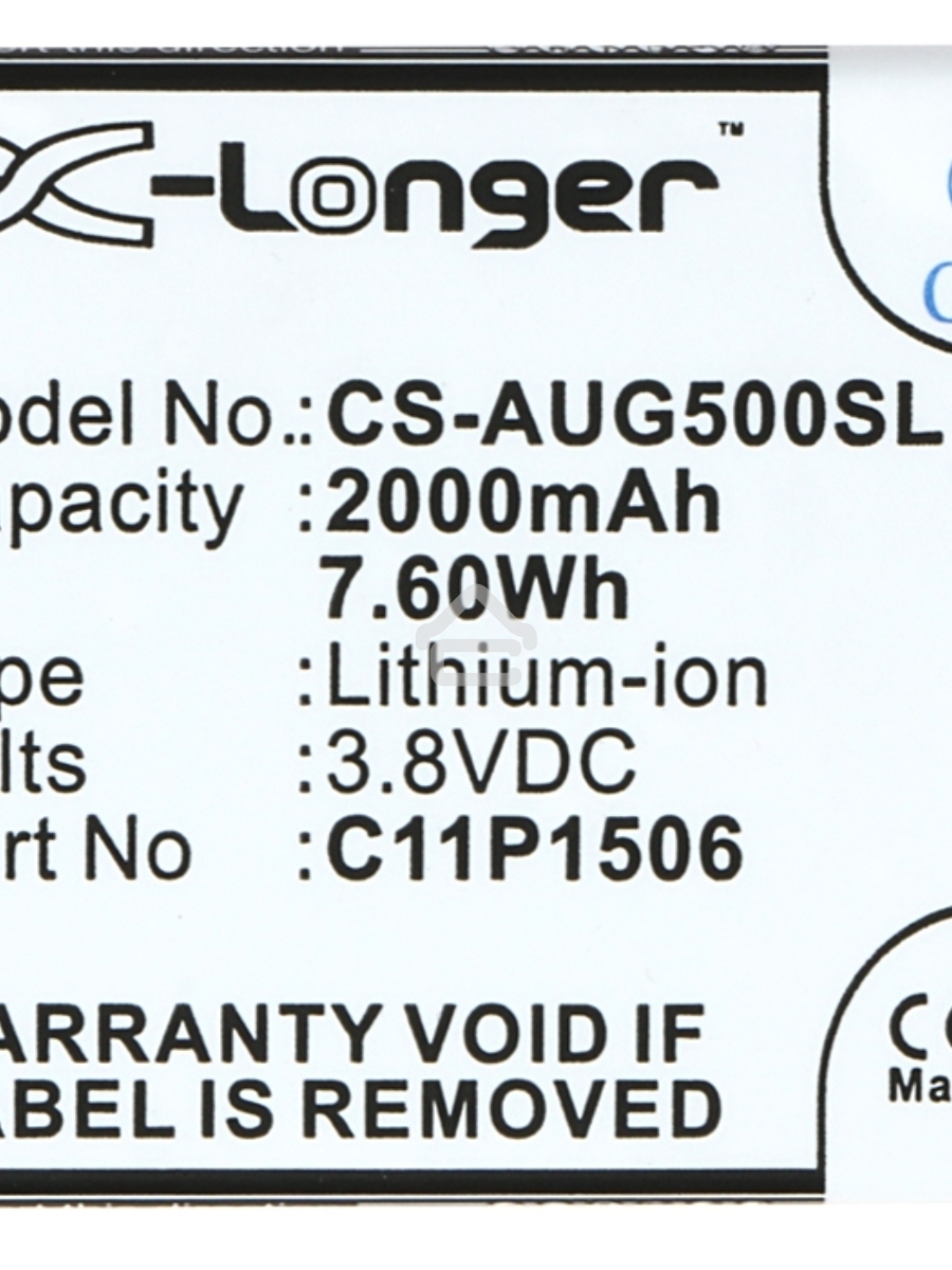 Аккумулятор CameronSino CS-AUG500SL C11P1506 для ASUS ZenFone Go (ZC500TG)3.8V / 2000mAh / 7.60Wh