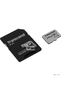 Флеш карта microSD 256GB Transcend microSDXC Class 10 UHS-I U3, V30, A1, (SD адаптер), TLC