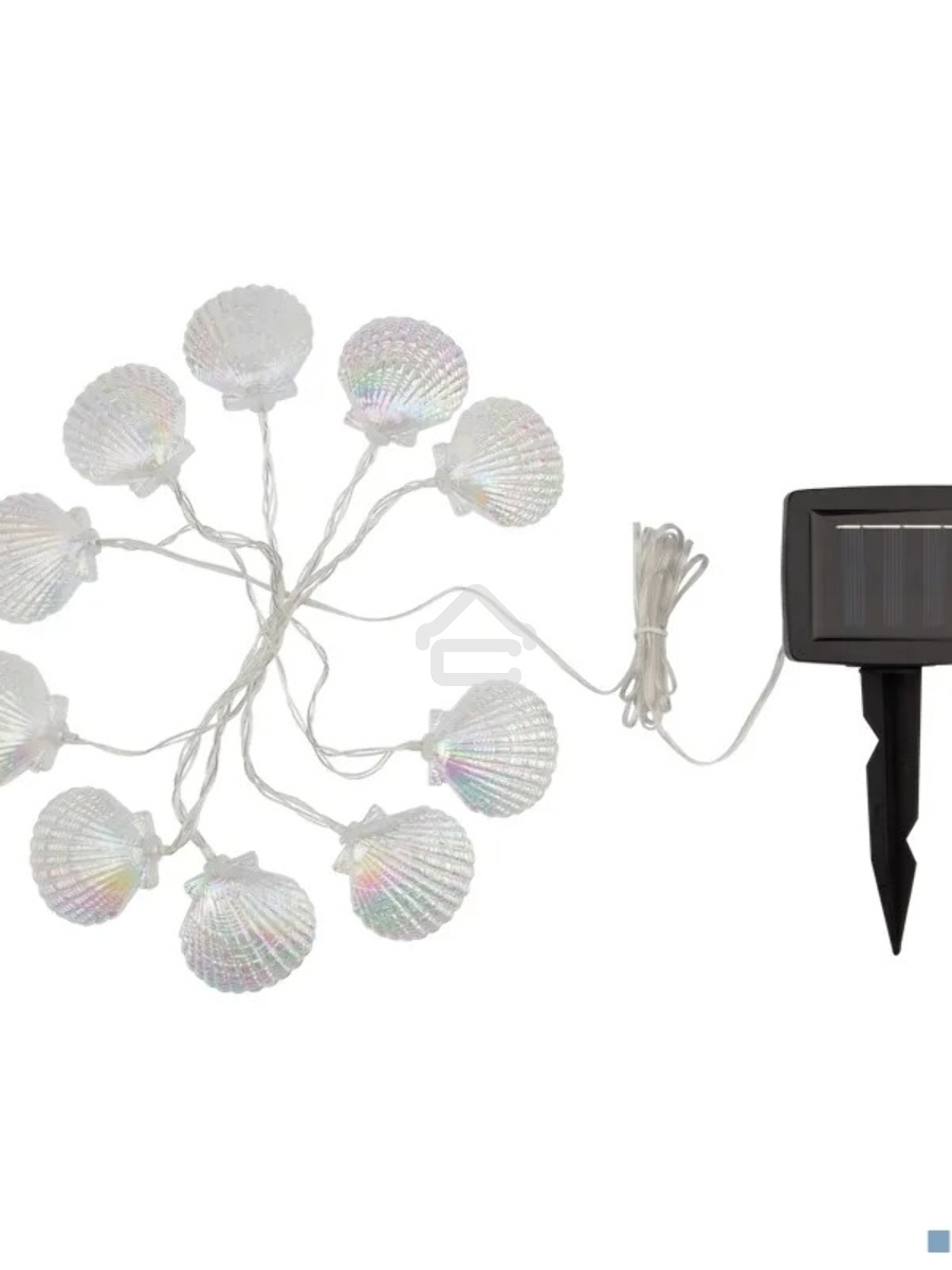 Каскад Lamper Хранитель жемчужины LED 4 м с выносной солнечной панелью 2 м и аккумулятором, холодное белое свечение