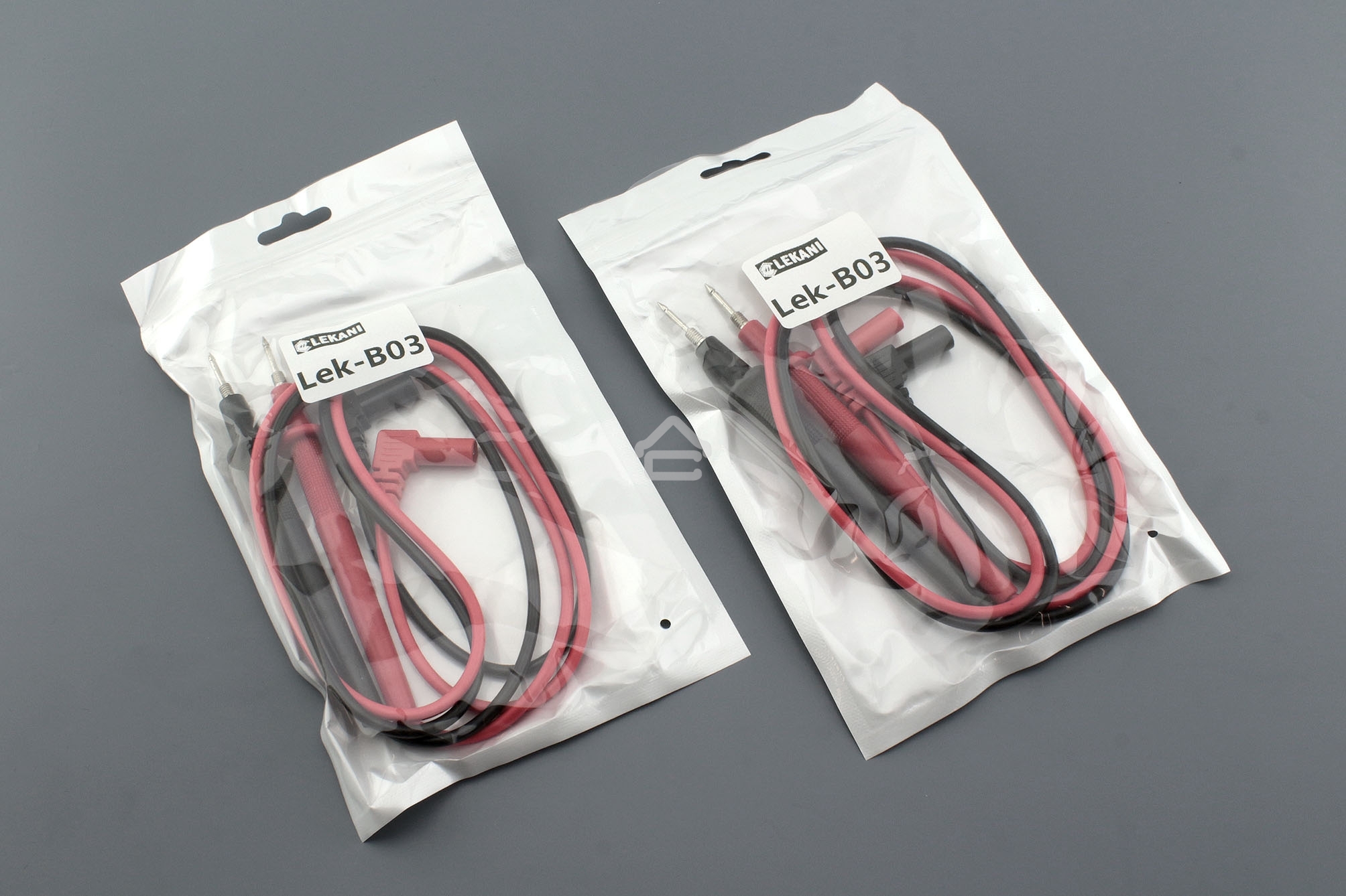 Щупы для тестера LEK-B03 никилерованный наконечник, кабель 83 см 2 шт