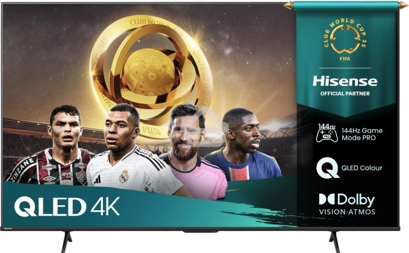Телевизор 65'' Hisense 65E7Q PRO черный QLED UHD 144 Hz VIDAA U9
