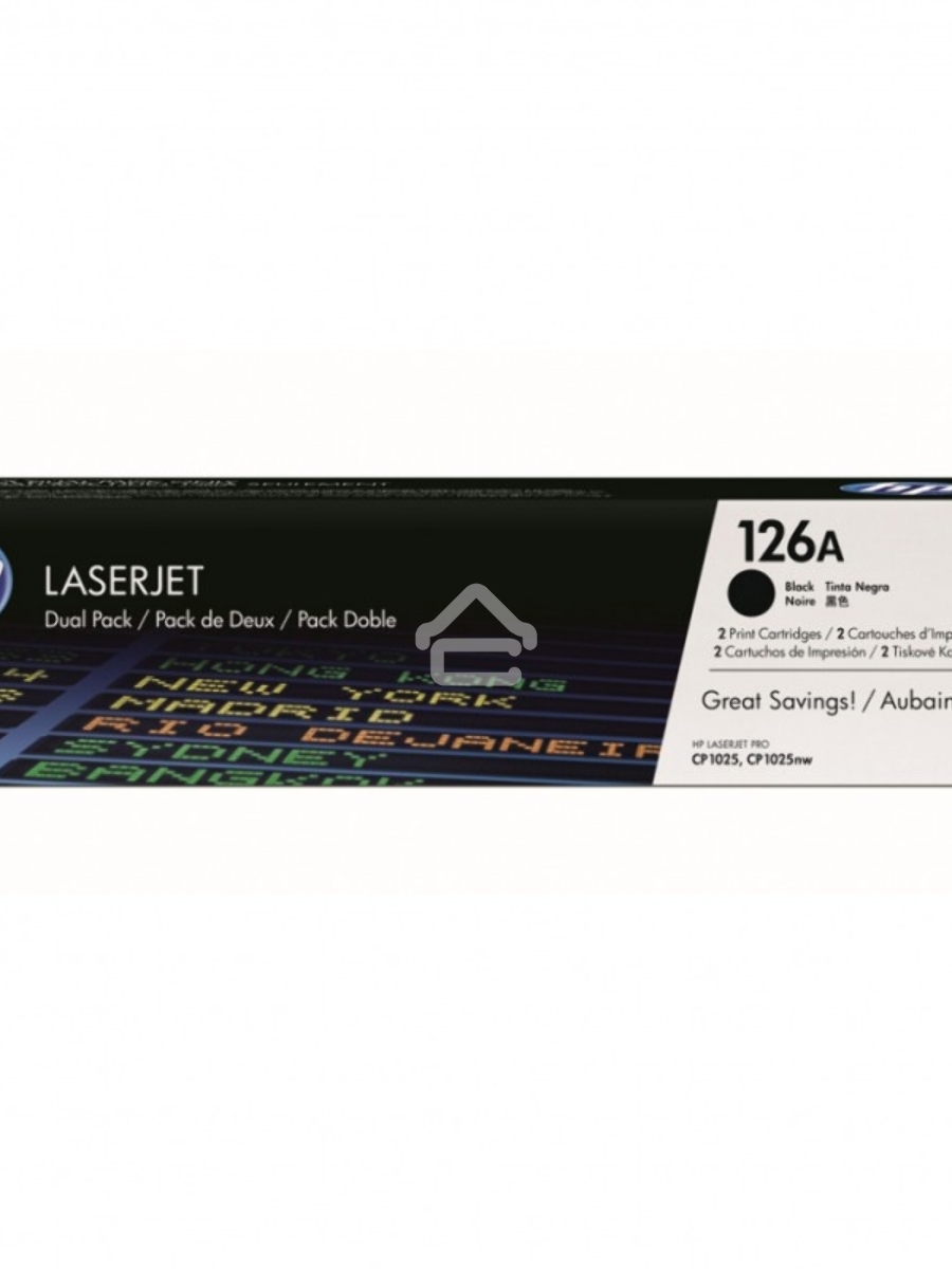 Картридж лазерный HP CE310AD черный двойная упаковка для LaserJet Pro CP102 2 х 1200 стр.