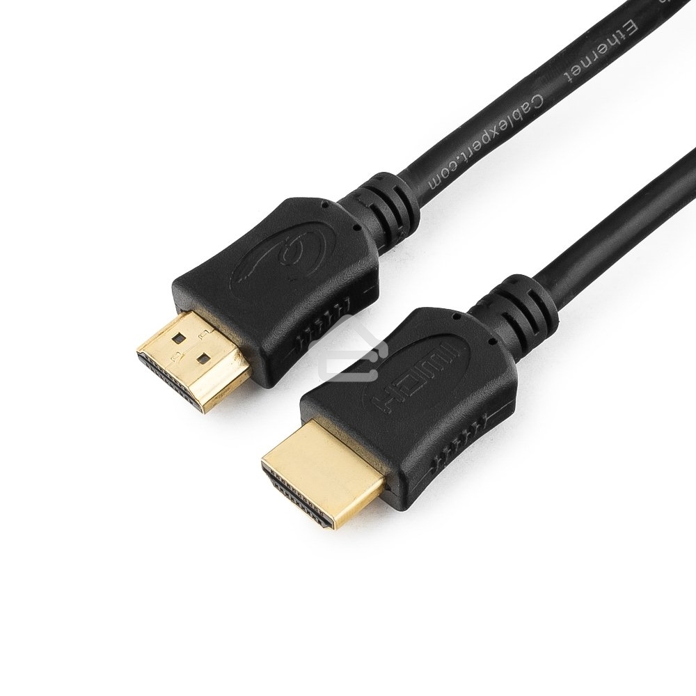 Кабель Cablexpert HDMI CC-HDMI4L-6, 19M/19M, v2.0, серия Light, позол.разъемы, экран, 1.8м, черный, пакет
