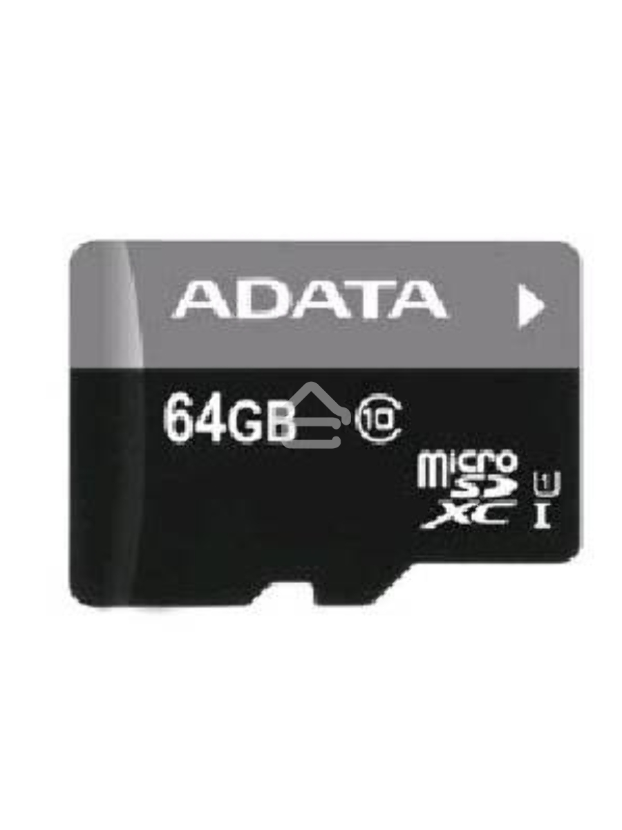 Флеш карта microSDXC 64GB ADATAUHS-1 CL10 (AUSDX64GUICL10-RA1) + SD adaptor