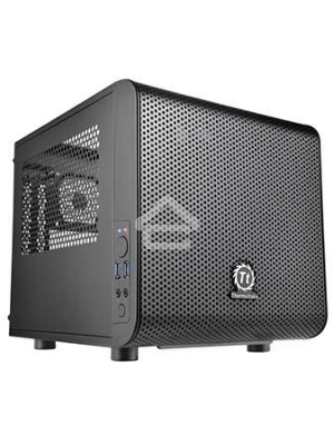 Корпус Case Tt Core V1 CA-1B8-00S1WN-00 mATX/ win/ black/ USB3.0/ no PSU