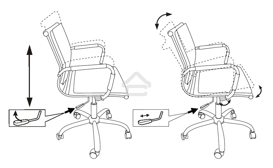 Кресло руководителя Бюрократ CH-993-Low/Black черный, низкая спинка, искусственная кожа, крестовина хром