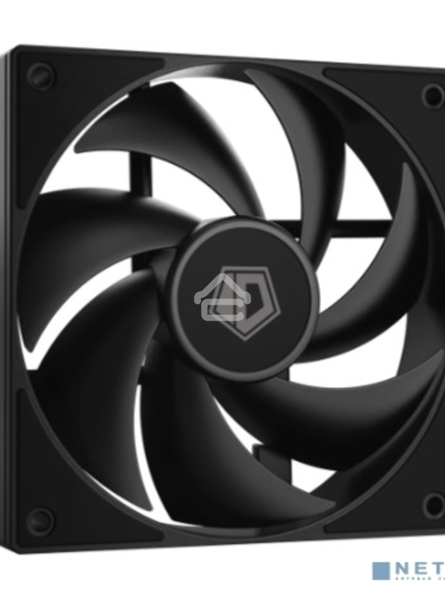 Вентилятор для корпуса ID-Cooling AF-125-K черный, 120 мм, 2000 об/мин, 29.85 дБ, 4 pin