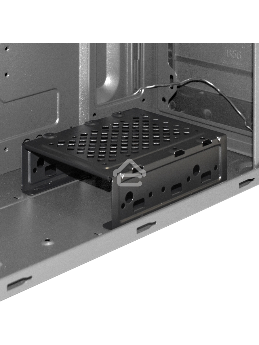 Компьютерный корпус ExeGate XP-333U черный, Miditower ATX, <XP450, Black,120mm>, 1*USB+2*USB3.0, Audio