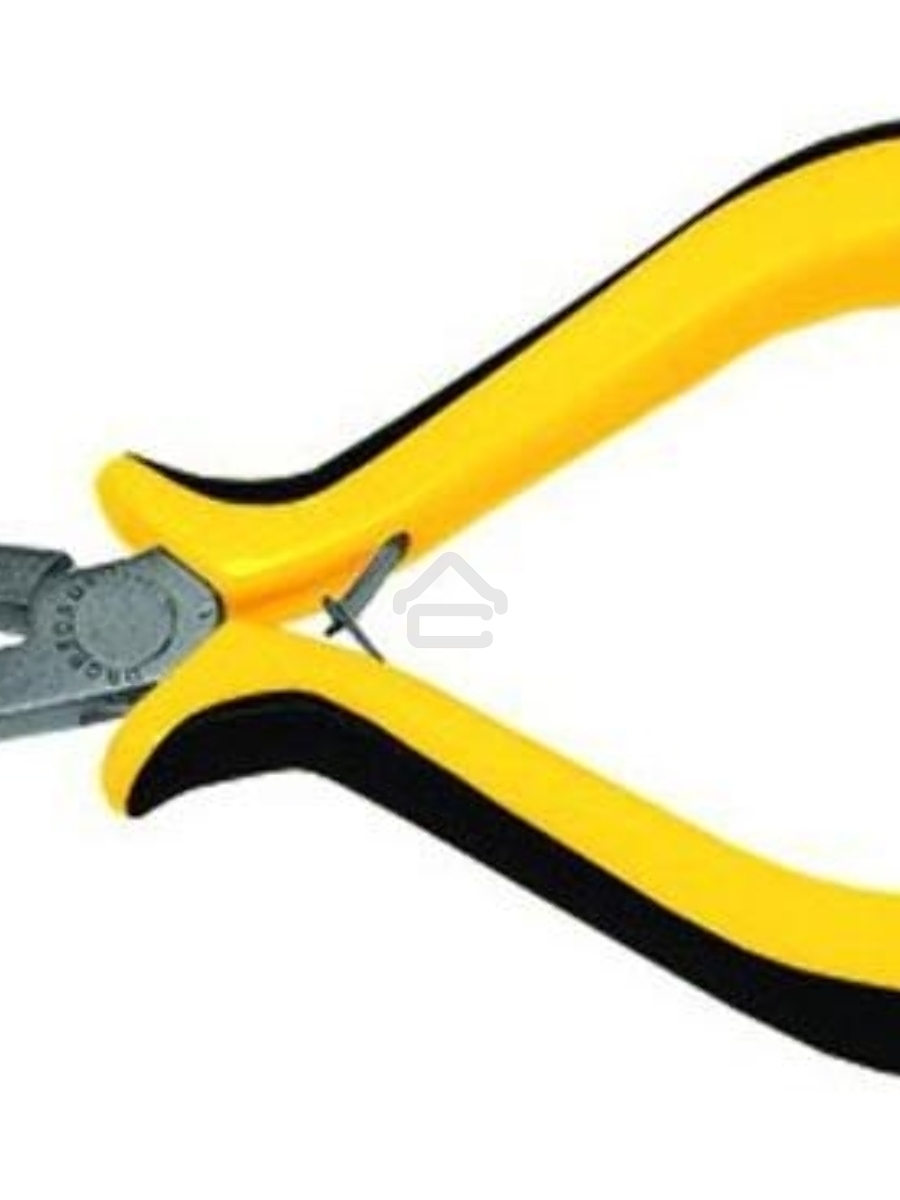 Утконосы FIT 51634мини черно-желтая мягкая ручка никел.антикор.покрытие