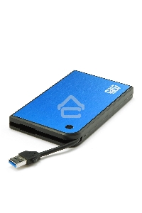 Внешний корпус для HDD/SSD AgeStar 3UB2A14 SATA II пластик/алюминий синий 2.5