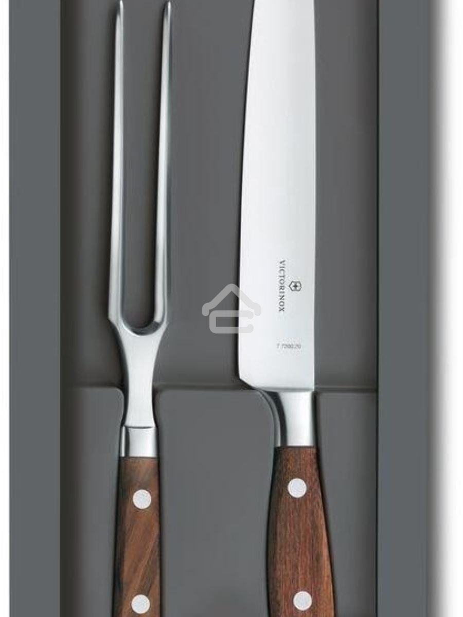 Набор ножей кухон. Victorinox Grand Maitre (7.7240.2) компл.:1шт вилка дерево подар.коробка