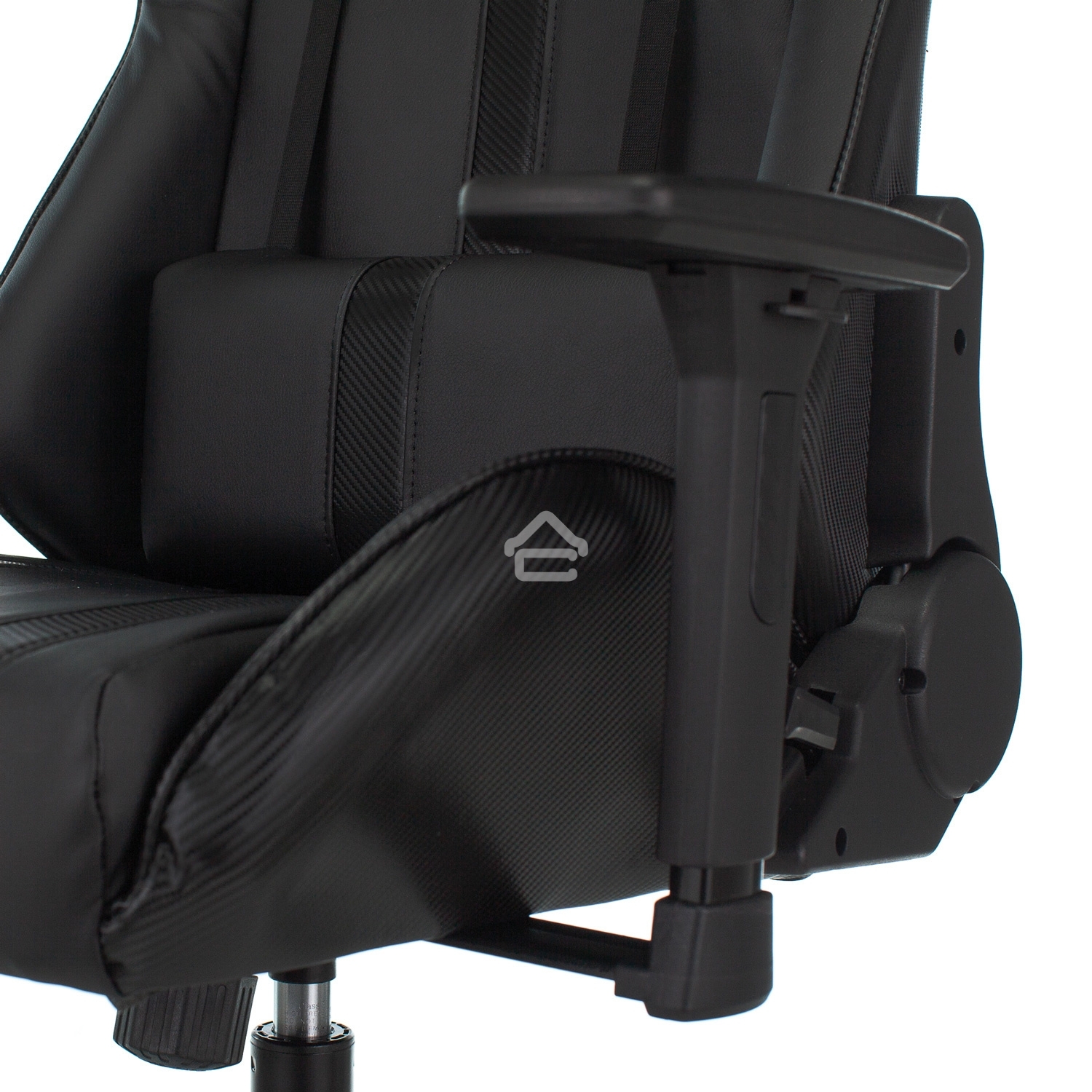 Кресло игровое A4Tech Bloody GC-600, черный, эко.кожа, крестовина металл