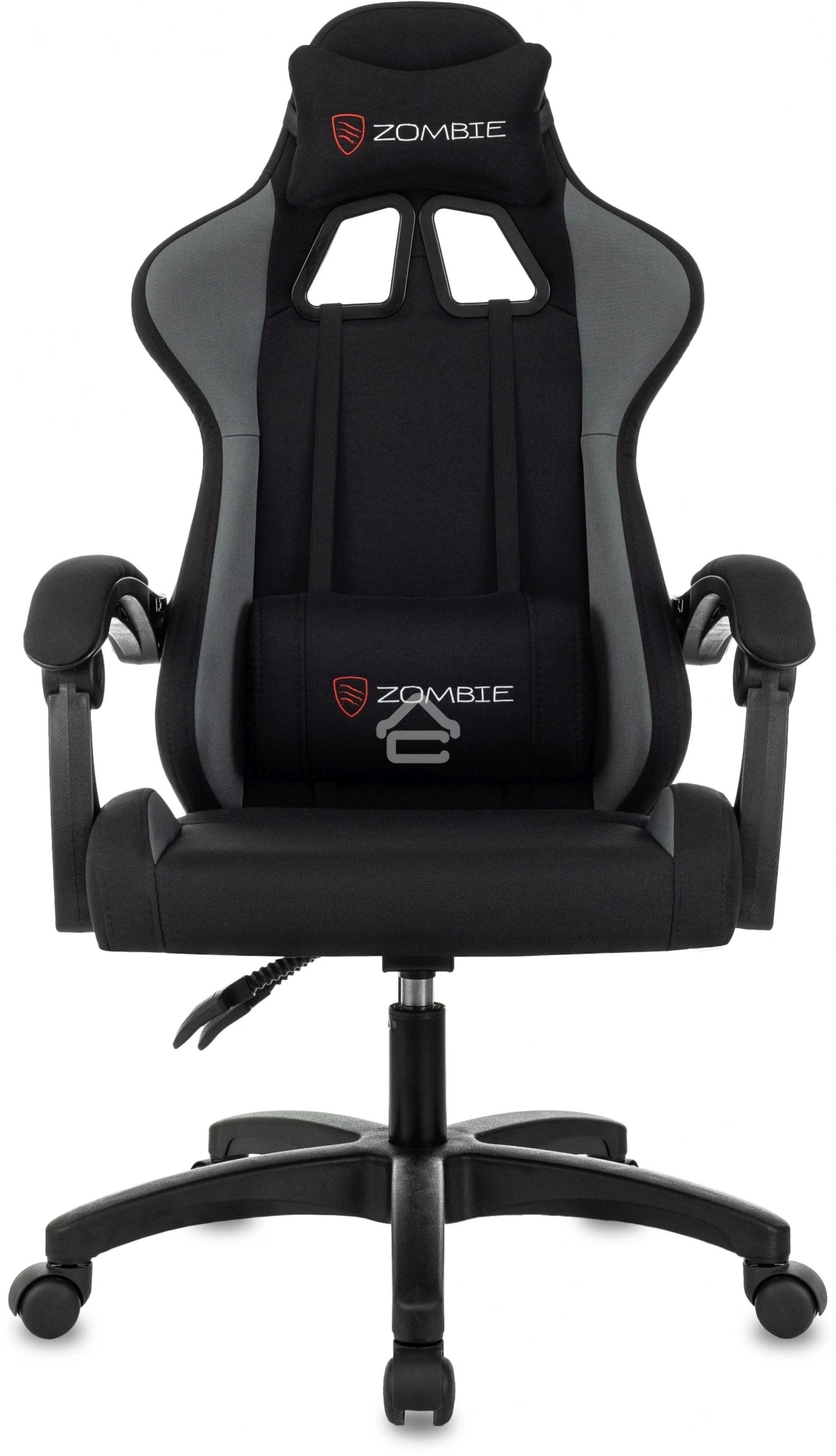 Кресло игровое Zombie Void черный/серый
