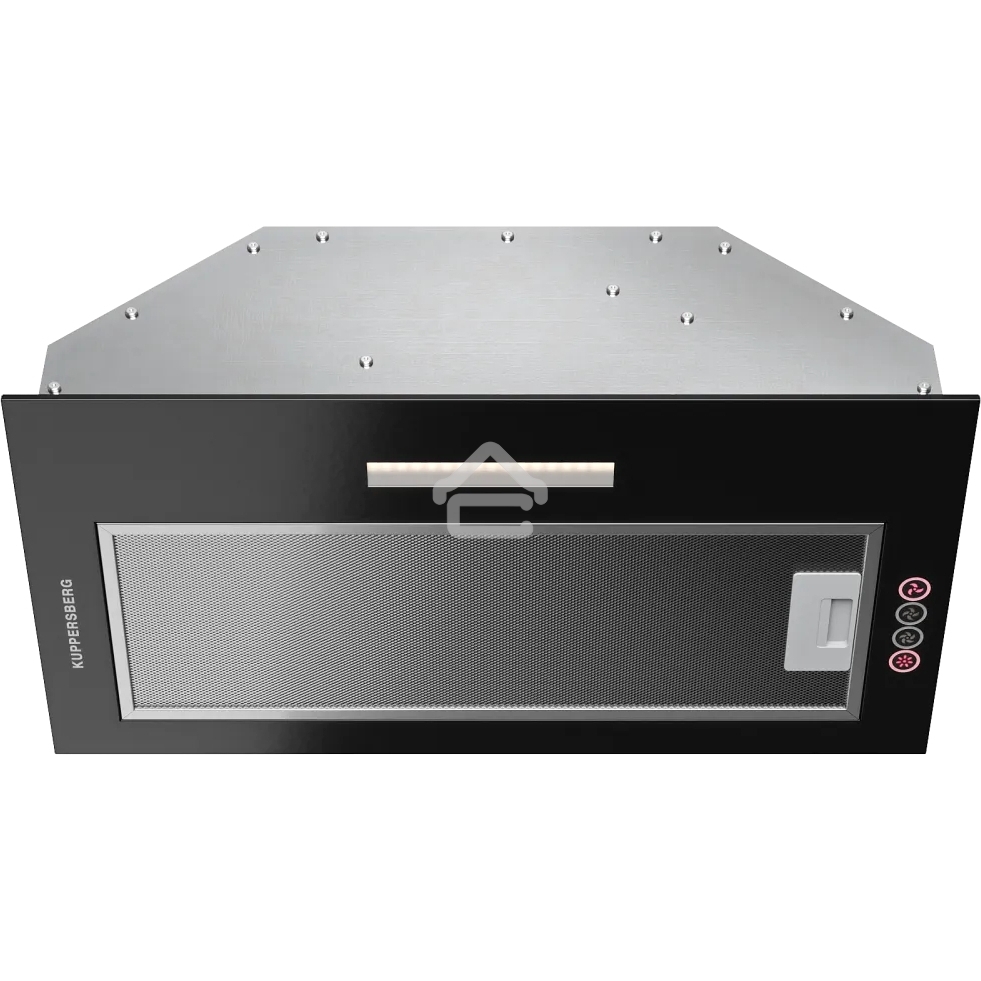 Вытяжка встраиваемая Kuppersberg Intouch 60 B черный, 54 см, 650 куб. м/ч, 41 дБ