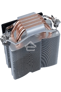 Кулер для процессора AeroCool / Formula Verkho 4 Lite серебристый, 90 мм, алюминий/медь, 2000 об/мин, 27 дБ, 4 pin, 125 Вт, 135 мм