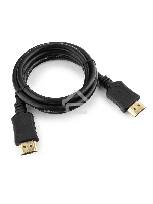 Кабель Cablexpert HDMI CC-HDMI4L-1M, 19M/19M, v2.0, серия Light, позол.разъемы, экран, 1м, черный, пакет