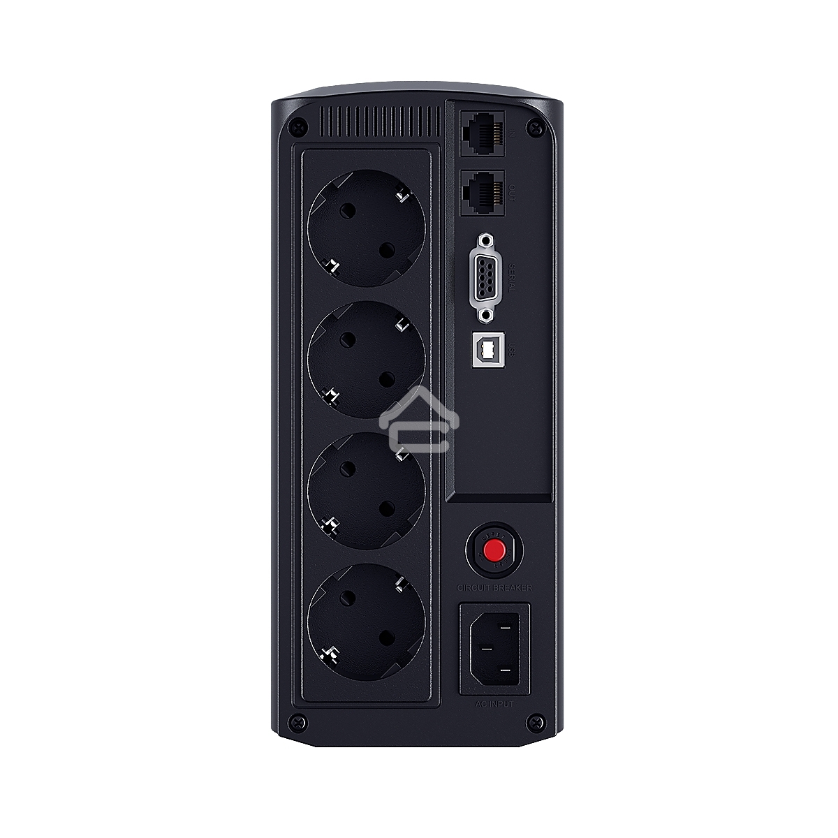 Источник бесперебойного питания CyberPower VP700ELCD Line-Interactive 700VA/390W USB/RS-232/RJ11/45 (4 EURO)