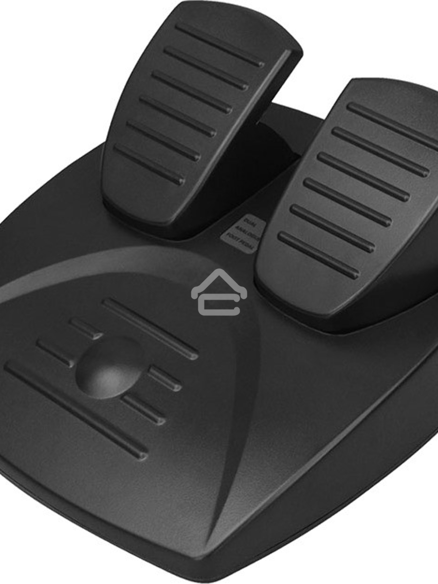 Руль SVEN GC-W300 (педали, вибро, лепестки, D-pad, 10 кл, резин. вставки, PC, цифр. и аналог.