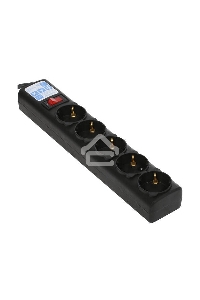 Сетевой фильтр Surge protector Power Cube 1.9m for conn. to UPS(C14) 5 outlets, 10A black/graffite