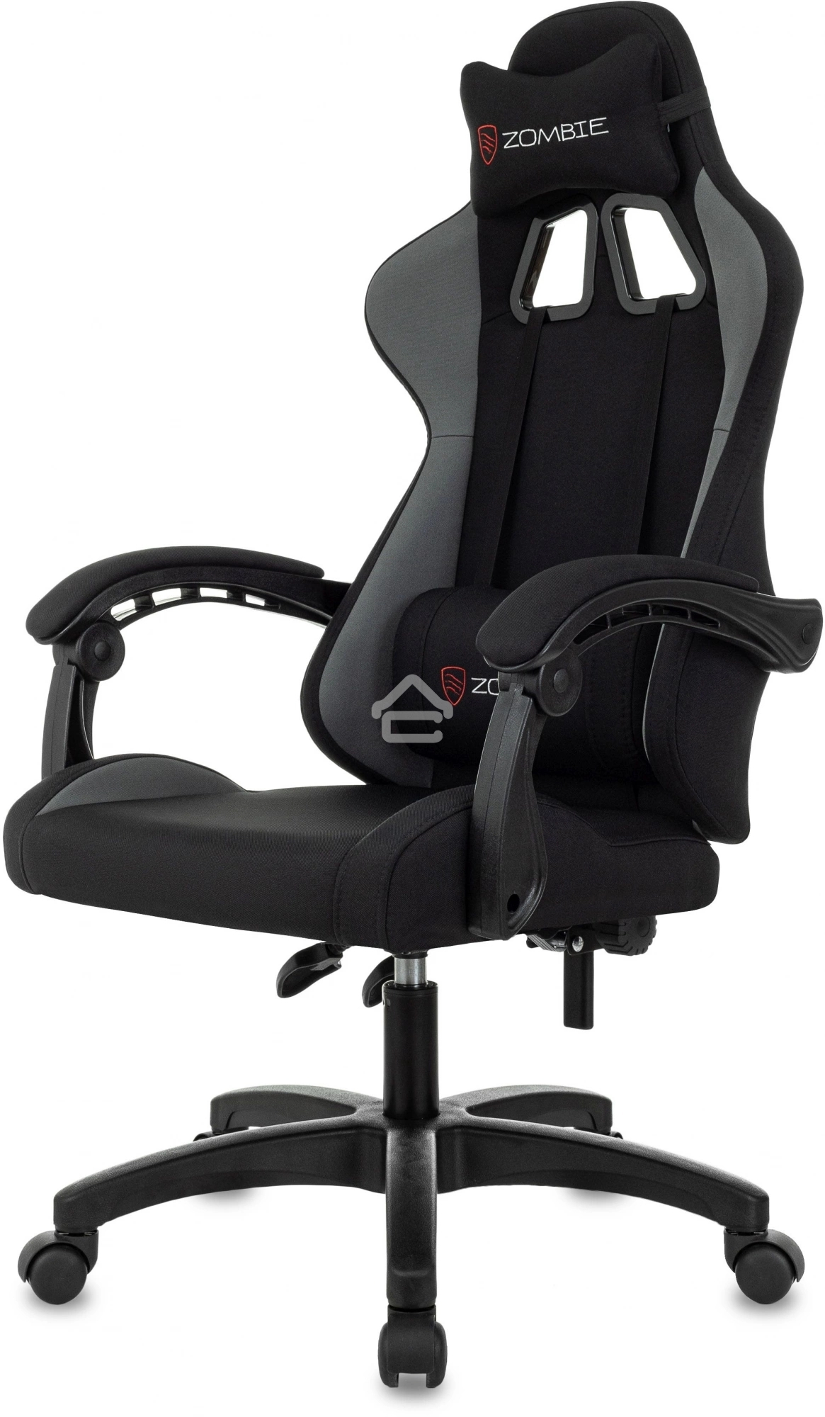 Кресло игровое Zombie Void черный/серый