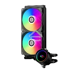Система охлаждения PCCooler DA240 ARGb черный 120мм алюминий+медь 1800rpm 33.8db 3-pin 300W