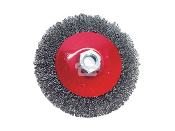 Кордщетка Matrix для ушм 100 мм м14 ''тарелка'' витая проволока