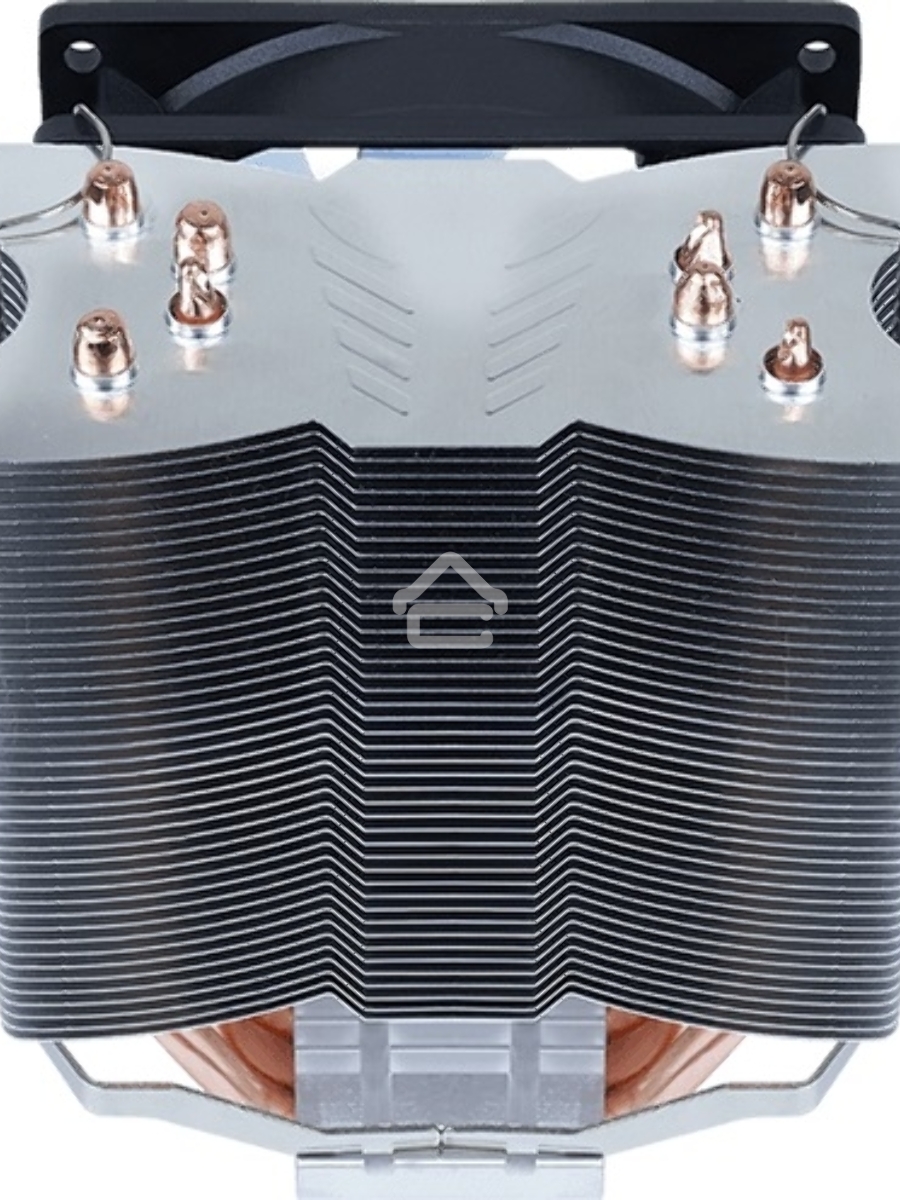 Кулер для процессора AeroCool / Formula Verkho 4 Lite серебристый, 90 мм, алюминий/медь, 2000 об/мин, 27 дБ, 4 pin, 125 Вт, 135 мм