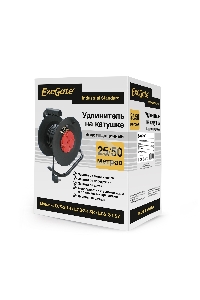 Удлинитель на катушке ExeGate EX286338RUS industrial ECS-2-1R (4 евророзетки с заземлением и с защитными крышками, IP44, 25м, защита от детей, защита от перегрузки, 3х1,0мм2, 10А/2.2кВт)