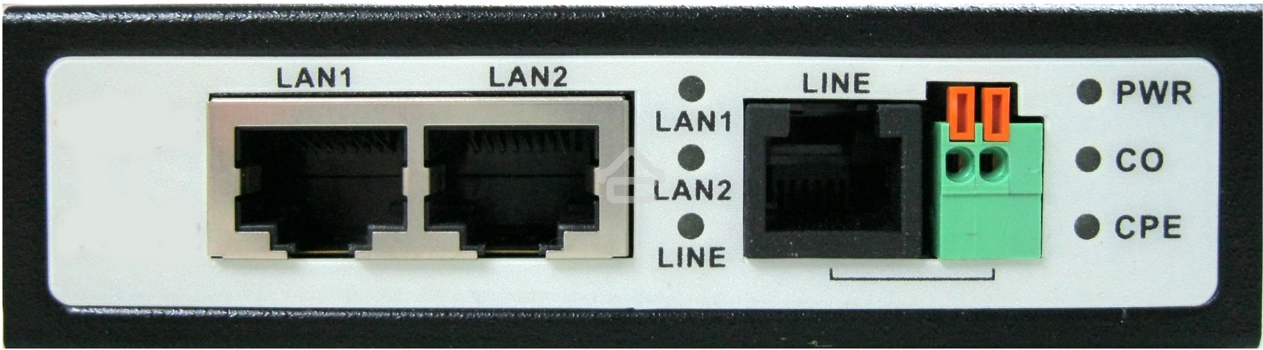 Удлинитель Ethernet Osnovo TR-IP2 (VDSL) на 2 порта до 3000м (необходимо 2 устройства)
