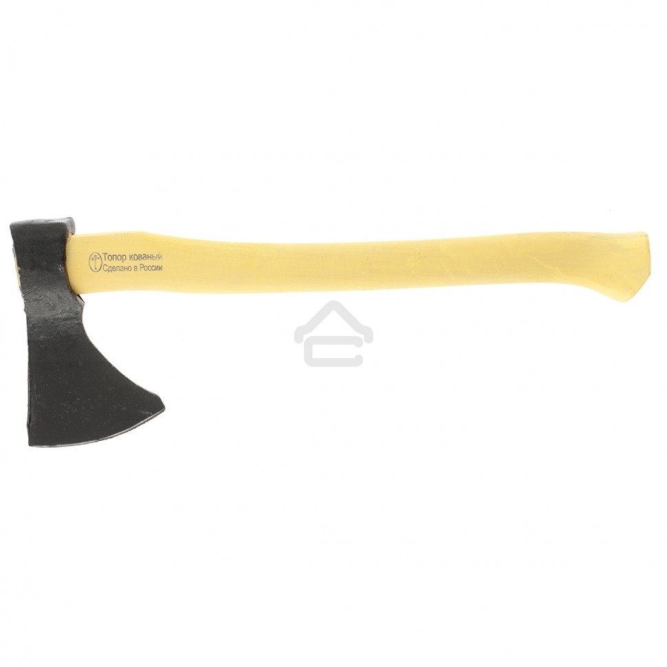 Топор Россия,600 г,в сборе,кованый,деревянное топорище,420 мм, таежный 