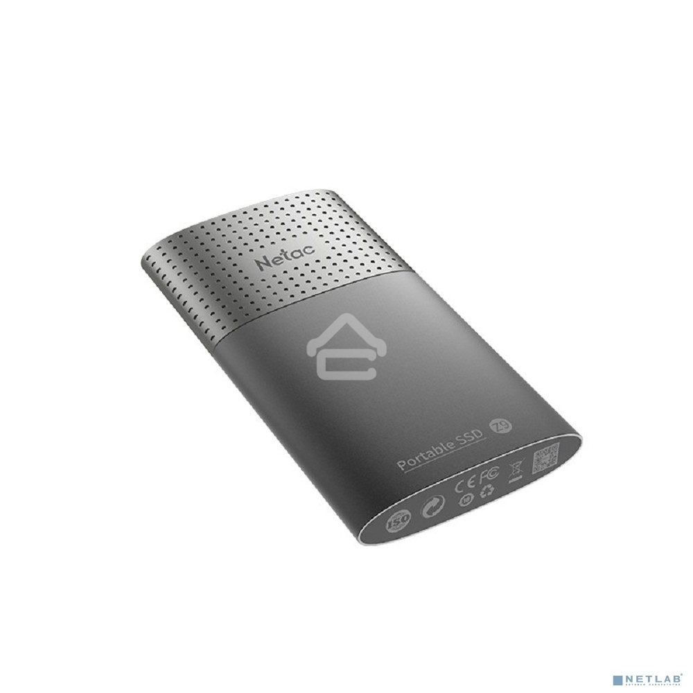Внешний накопитель SSD External Netac 250Gb Z9 <NT01Z9-250G-32BK> (USB3.2, up to 550/480MBs, 90х47.5х11.5mm, Aluminium+Plastic)