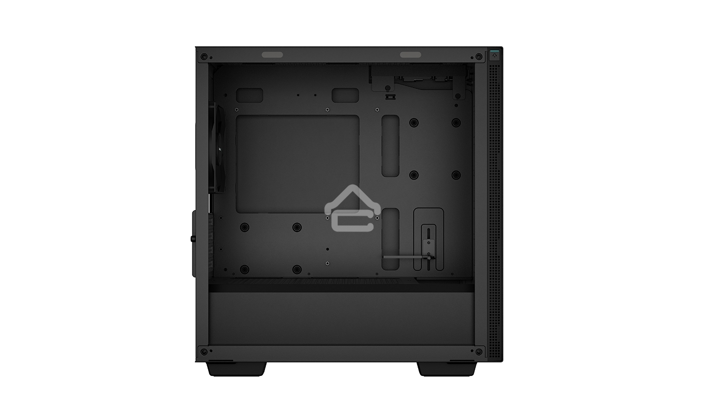 Компьютерный корпус Deepcool CH370 черный без БП mATX 1x120мм 1xUSB 2.0 1xUSB 3.0 audio bott PSU