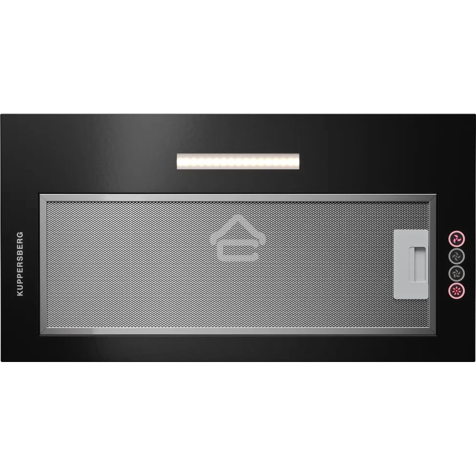 Вытяжка встраиваемая Kuppersberg Intouch 60 B черный, 54 см, 650 куб. м/ч, 41 дБ