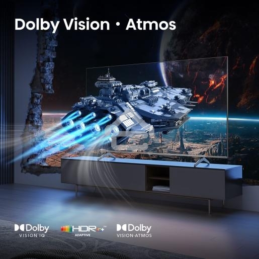 Телевизор 65'' Hisense 65E7Q PRO черный QLED UHD 144 Hz VIDAA U9