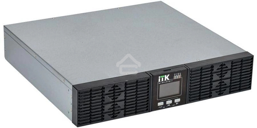 Источник бесперебойного питания Online Rackmount 2кВА/2кВ, однофазный с LCD дисплеем 36VDC без АКБ 2U
