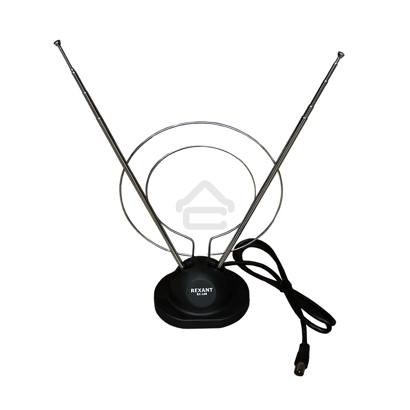 ТB антенна комнатная телескопическая на подставке 