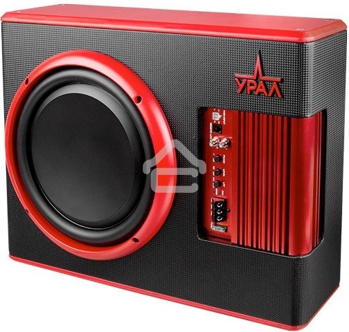Сабвуфер автомобильный Ural АС-У12А 300Вт активный (30 см/12