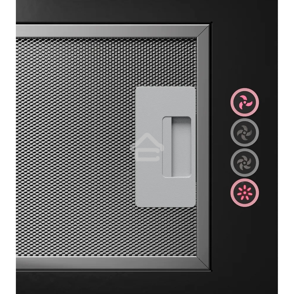 Вытяжка встраиваемая Kuppersberg Intouch 60 B черный, 54 см, 650 куб. м/ч, 41 дБ