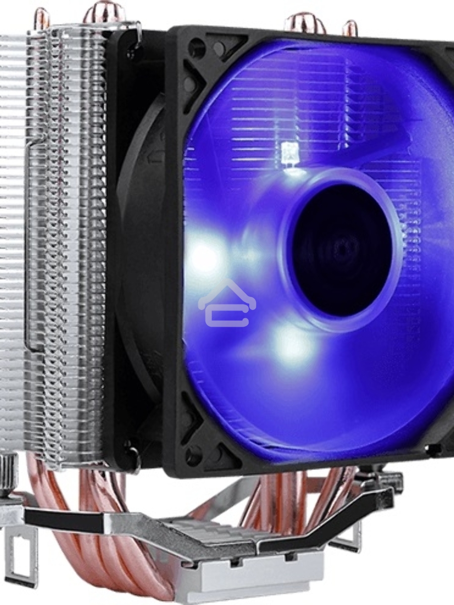 Кулер для процессора AeroCool / Formula Verkho 4 Lite серебристый, 90 мм, алюминий/медь, 2000 об/мин, 27 дБ, 4 pin, 125 Вт, 135 мм