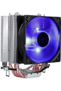 Кулер для процессора AeroCool / Formula Verkho 4 Lite серебристый, 90 мм, алюминий/медь, 2000 об/мин, 27 дБ, 4 pin, 125 Вт, 135 мм