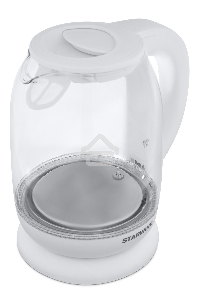 Чайник электрический Starwind SKG4215 1.7л. 2200Вт белый (корпус: стекло)