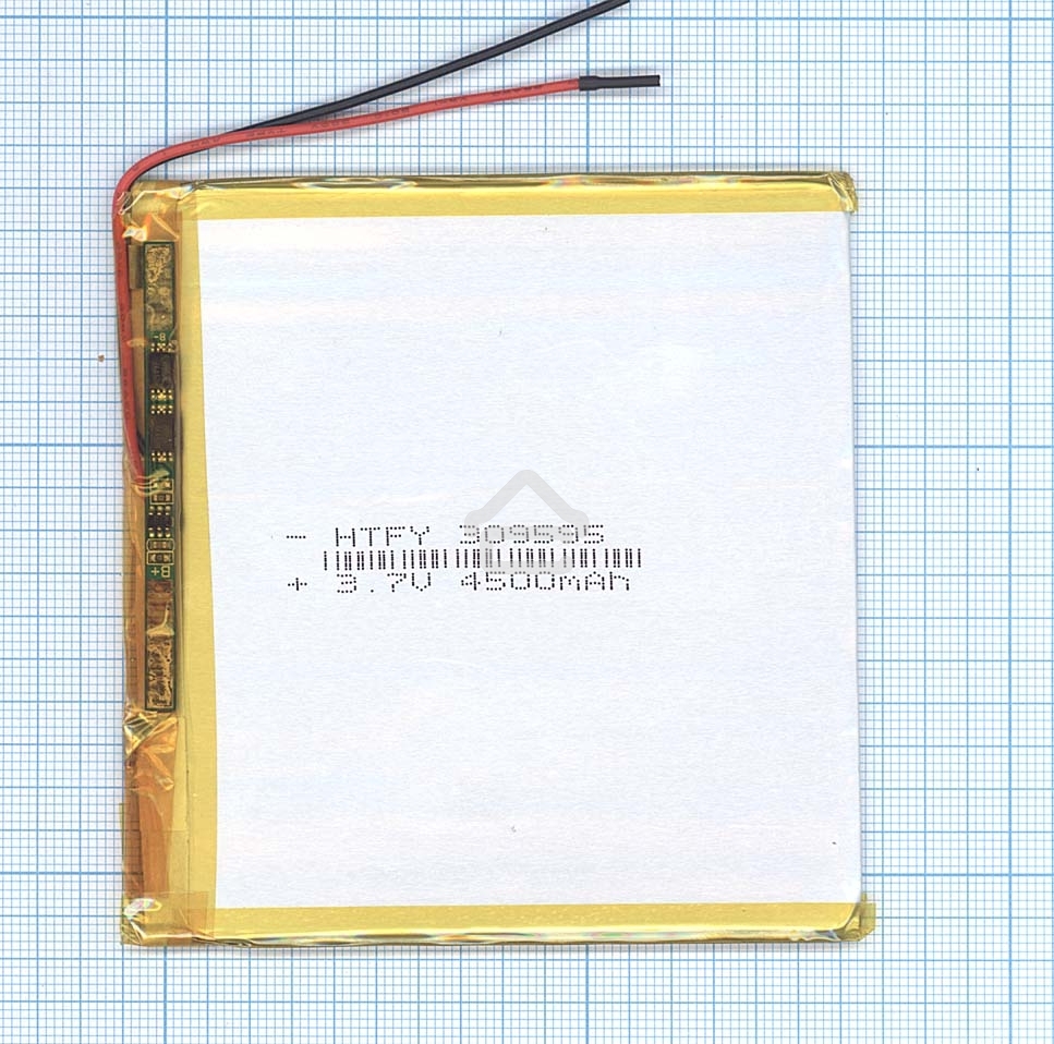 Аккумулятор Li-Pol (батарея) 3x95x95мм 2pin 3.7V/4500mAh