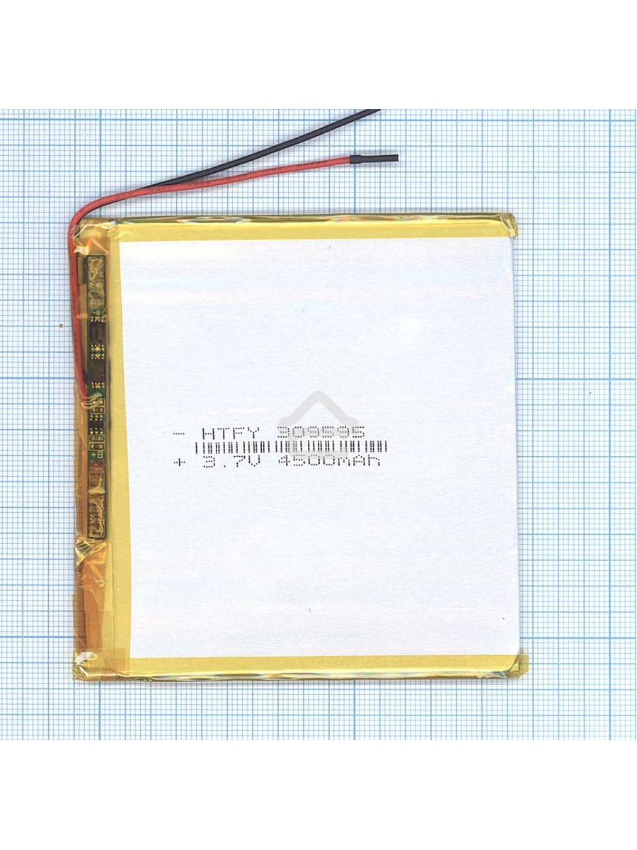 Аккумулятор Li-Pol (батарея) 3*95*95мм 2pin 3.7V/4500mAh