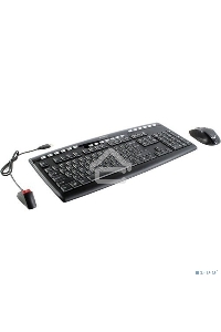 Клавиатура + мышь A4TECH 9200F USB (черный), 2.4G наноприемник