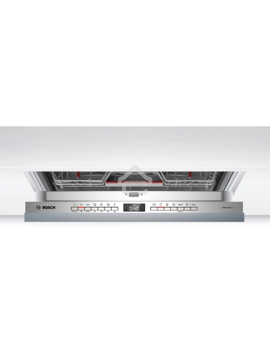 Встраиваемая посудомоечная машина Bosch SPV4HMX65Q, серебристый, 45 см, 10 компл., 45 дБ, класс A+