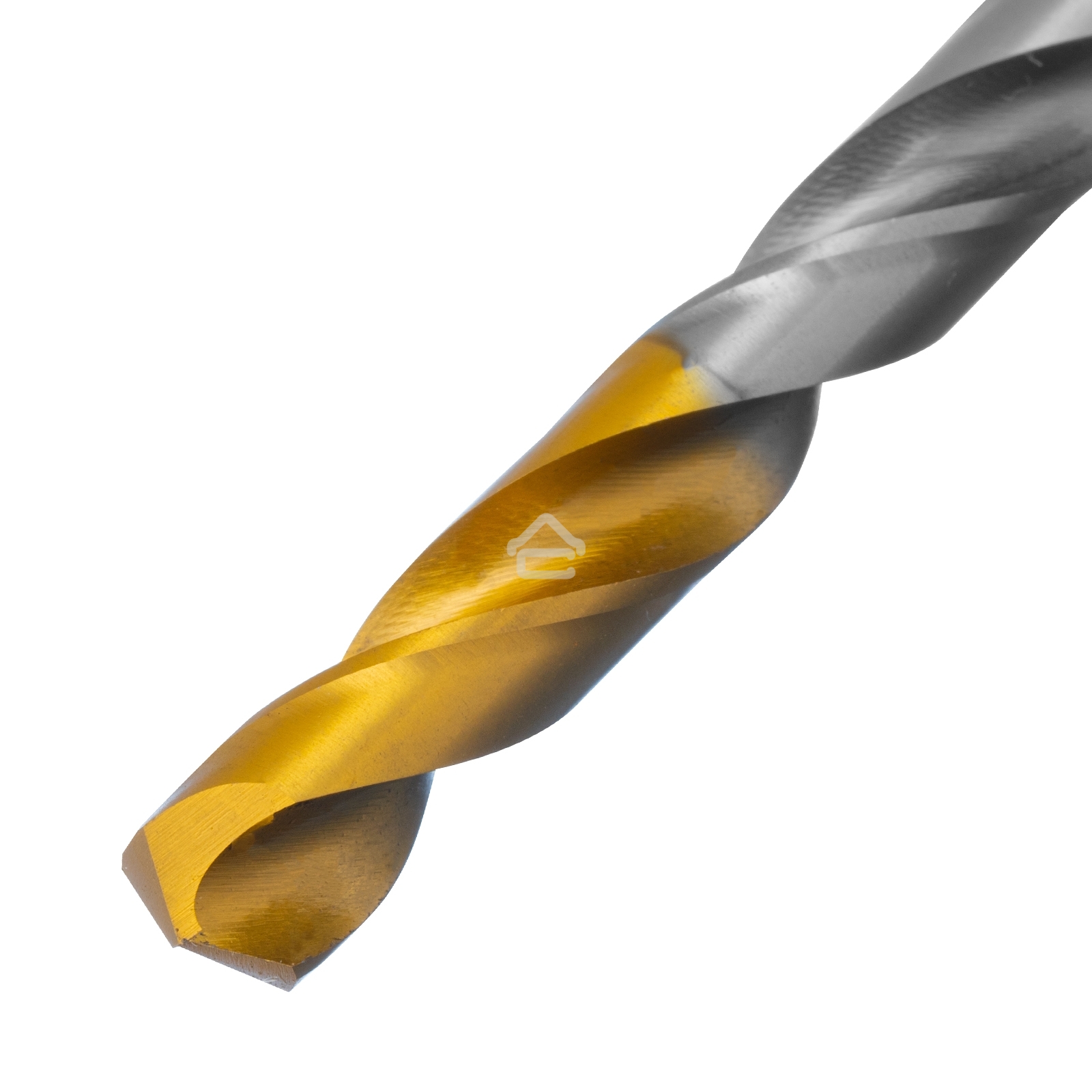 Сверло спиральное по металлу Denzel 7,5 х 156 мм, Р6М5, Golden Tip, удлиненное